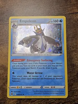 Pokemon TCG Empoleon Sword & Shield: Brilliant Stars 037/172 Foil Rare NM - Image 2