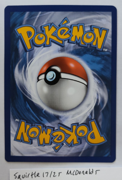 Pokemon TCG Squirtle 017/025 McDonald's 25th Anniversary Holo Near Mint NM 2021 - Image 4