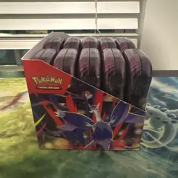 Lot of 10 Sealed Mini Tins Pokemon TCG Mega Evolution Mega Heros W/ Display Box - Image 3