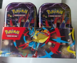 Lot of 10 Sealed Mini Tins Pokemon TCG Mega Evolution Mega Heros W/ Display Box - Image 4