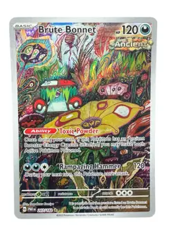 Pokemon TCG Paradox Rift - Brute Bonnet Illustration Rare #207/182 - Image 1