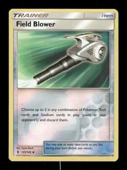 Pokemon SM - Guardians Rising #125/145 Field Blower Uncommon Reverse Holo - Image 1