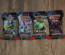 Pokemon TCG Twilight Masquerade Sleeved Booster Pack Lot Of 2 - Image 1