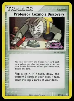 Pokemon Professor Cozmo's Discovery Holon Phantoms Stamped 89/110 Reverse Holo - Image 1