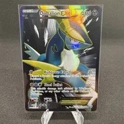 2012 Pokemon B&W Plasma Storm 133/135 Cobalion EX Full Art LP - Image 1