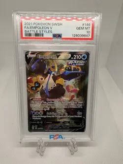 Pokemon TCG: Battle Styles - Empoleon V 146/163 PSA 10 - Image 1