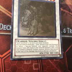 Yugioh! Junk Berserker EXVC-EN037 Ghost Rare Unlimited NM - Image 4
