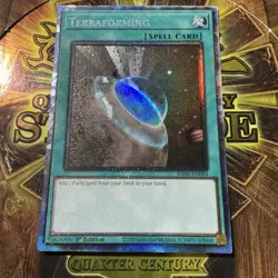 Yugioh Terraforming RA04-EN084 Prismatic Ultimate Rare 1st Ed NM - Image 1