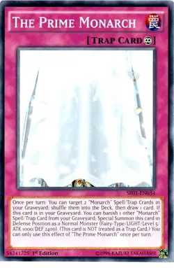 The Prime Monarch - SR01-EN034 - Common - 1st Edition x1 - Lightly Played - Image 1
