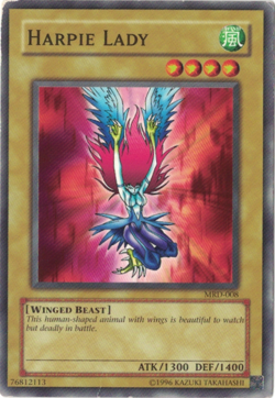 Yu-Gi-Oh! Harpie Lady (LP) Original Artwork Common MRD-008 - Image 1