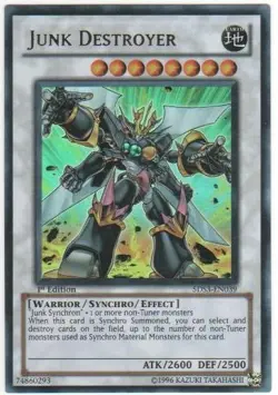 Yugioh! LP Junk Destroyer - 5DS3-EN039 - Ultra Rare - 1st Edition Lightly Played - Image 1