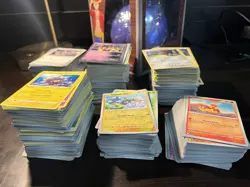 Pokemon Bulk Cards - Lot of 1000+ Cards N/NM 20+ HOLO/Reverse Foils - Image 1