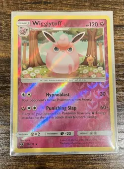 GREAT CONDITION! Wigglytuff 72/111 Sm-Crimson Invasion Reverse Holo Pokemon Card - Image 1