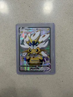 Solgaleo Pikachu VCOS Holo Art Shiny - TGC Pokemon Card - Image 1
