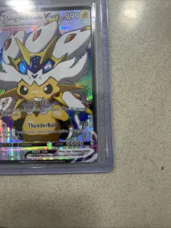 Solgaleo Pikachu VCOS Holo Art Shiny - TGC Pokemon Card - Image 5