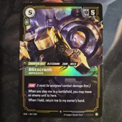 Riftbound Blitzcrank Card OGN 067/298 English League of Legends - Image 1