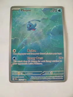 Phione 175/167 Illustration Rare Pokemon TCG Card - Twilight Masquerade - Image 1