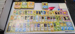 Pokemon bulk vintage MP to DMG 200+ cards WOTC Rares, Shadowless, 1st Edition#19 - Image 4