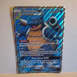 Blastoise GX - (Black Star Promos) SM189 Jumbo Cards Holo NM - Image 1