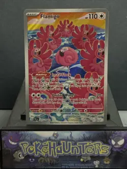 Pokemon Card Flamigo 227/193 Paldea Evolved Illustration Rare Near Mint - Image 1
