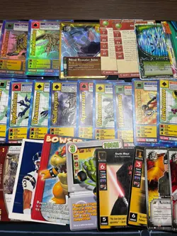 Mixed random trading card lot, Digimon, Bionicle, Naruto, Star Wars. Fun stuff! - Image 4