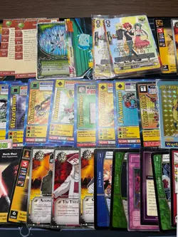 Mixed random trading card lot, Digimon, Bionicle, Naruto, Star Wars. Fun stuff! - Image 5