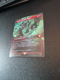 MTG *Gimli’s Reckless Might Foil X1* (NM) Lord of the Rings Commander Magic - Image 1