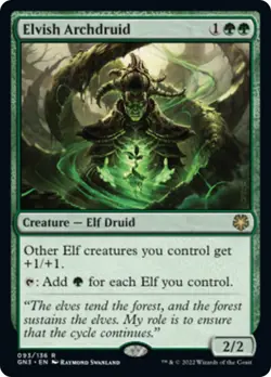 MTG Elvish Archdruid [Game Night: Free-for-All] Near Mint Magic - Image 1