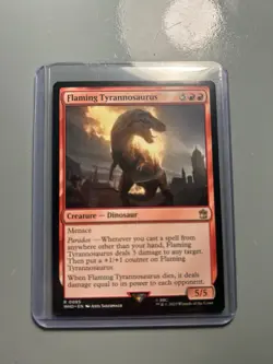 Flaming Tyrannosaurus Universes Beyond: Doctor Who Regular - Image 1