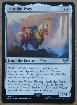 Magic The Gathering Herr der Ringe Lutz das Pony 3 DE - Image 1