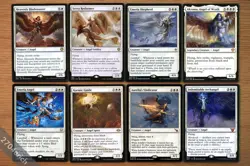 Lot of 8 Rare White Angels *NM* Magic MTG Set Commander Angel Deck Building EDH - Image 1