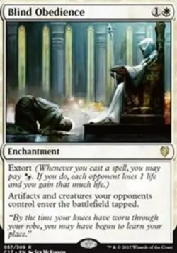 1x Blind Obedience Moderate Play MTG Magic - Kid Icarus - - Image 1
