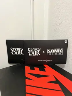 MTG: Secret Lair x Sonic: Friends & Foes Rainbow Foil Edition Sealed X 2 Pack - Image 1
