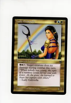 Lady Evangela Legends LP/MP MTG Magic the Gathering - Image 1