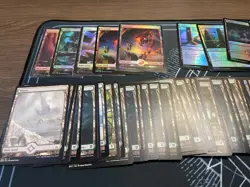 MTG, Magic the Gathering full art land lot. Some foil, Zendikar, Amonket, NM-LP - Image 2