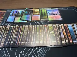 MTG, Magic the Gathering full art land lot. Some foil, Zendikar, Amonket, NM-LP - Image 3
