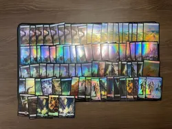 MTG Magic, MH3 Modern Horizons 3 foil land lot, Eldrazi lands, with New Capenna - Image 1