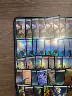 MTG Magic, MH3 Modern Horizons 3 foil land lot, Eldrazi lands, with New Capenna - Image 2