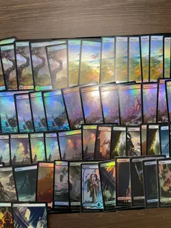 MTG Magic, MH3 Modern Horizons 3 foil land lot, Eldrazi lands, with New Capenna - Image 3