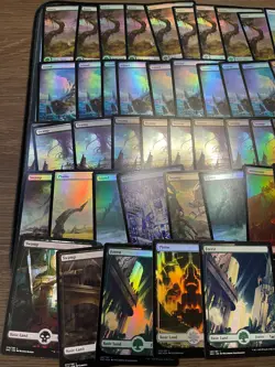 MTG Magic, MH3 Modern Horizons 3 foil land lot, Eldrazi lands, with New Capenna - Image 5