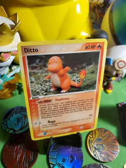 Pokemon TCG Vintage 2005 Delta Species Ditto (Charmander) 37/113 Possible9+ NM/M - Image 2