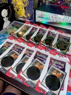 Pokemon Destined Rivals Single Pack Blister with Eevee and Zarude - lot of 10 - Image 2