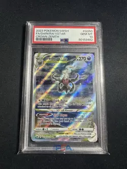 Pokemon Crown Zenith DARKRAI VSTAR Galarian Gallery Ultra Rare #GG50/GG70 PSA 10 - Image 1
