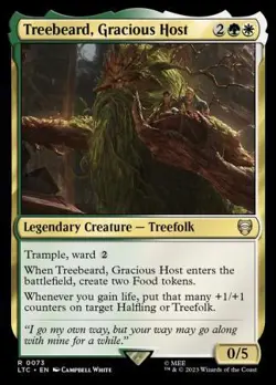 MTG The Lord of the Rings Commander - Treebeard, Gracious Host - Image 1