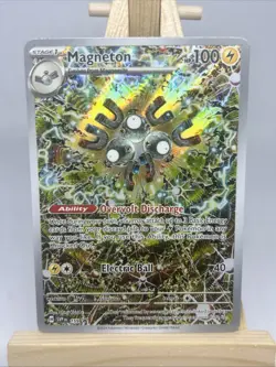 Magneton 159 SV: Scarlet & Violet Black Star Promo (SVP) Full Art Holo Near Mint - Image 1