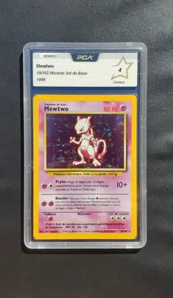 Carte Pokemon Mewtwo 10/102 - Set de Base - FR - PCA 4 - Image 1