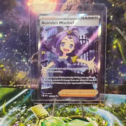 Acerola's Mischief 165/132 Mega Evolution Pokemon Full Art Trainer⭐⭐ - Image 1