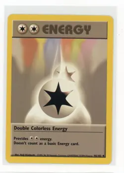 Pokemon Base Set #096/102 Double Colorless Energy - Image 1