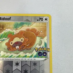 Bidoof (Peelable Ditto) 059/078 Pokemon GO Reverse Holo (NM) 2022 - Image 5