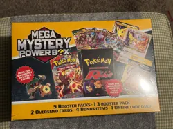 NEW! POKEMON 2025 HOLIDAY MEGA MYSTERY POWER BOX MEIJER EXCLUSIVE - Image 1